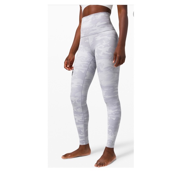 White Camo Lululemon Leggings Size 2 